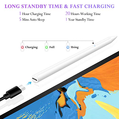 Stylus Pen for iPad, Digiroot Stylus for Touch Screens with Palm