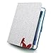 iPad Mini 3 Case,LittleMax(TM) Kickstand Faux Leather Case Smart [Auto Wake/Sleep] Wallet Case [Magnet Clasp] Flip Cover for iPad Mini 1/2/3 [Free Cleaning Cloth,Stylus Pen]-04 Red Fox