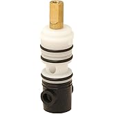 Plumb USA Generic Delta Shower Diverter Stem Unit, Also Works With Import Diverter Stem,Delex Pattern Broach, For 3 Handle Tub And Shower Valve, Fits Many Import Valves,White/Black