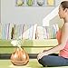 Aroma Essential Oil Diffuser, 400ml Ultrasonic Cool Mist Humidifier with 7 Color LED Lights, 2 Adjustable Mist Mode, Waterless Auto Shut-Off for Home Yoga Office Spa Baby Room, MZvul Wood Grain