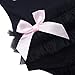 COSLAND Infant Baby Girls' Lace Tutu Little Dress Bodysuit, Black, 0-3 Months