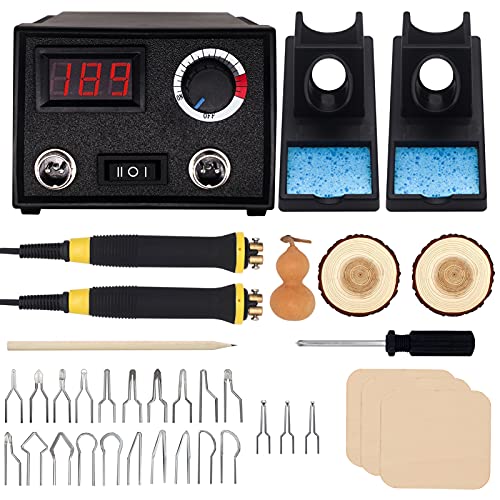 Wood Burning Kit, Wood Burning Tool, Professional Wood Burner Kit with