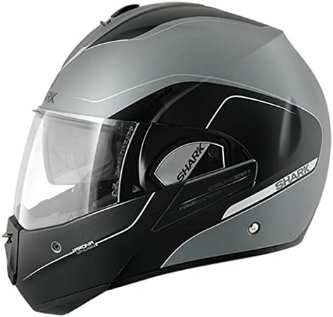 Shark Evoline 3 Arona Helmet (Silver/Black, X-Small)