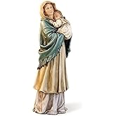 Joseph's Studio by Roman, Renaissance Collection, 9.25" H Madonna of The Streets, Home Décor, Devout Gift, Prayerful Inspiration (5x3x9)