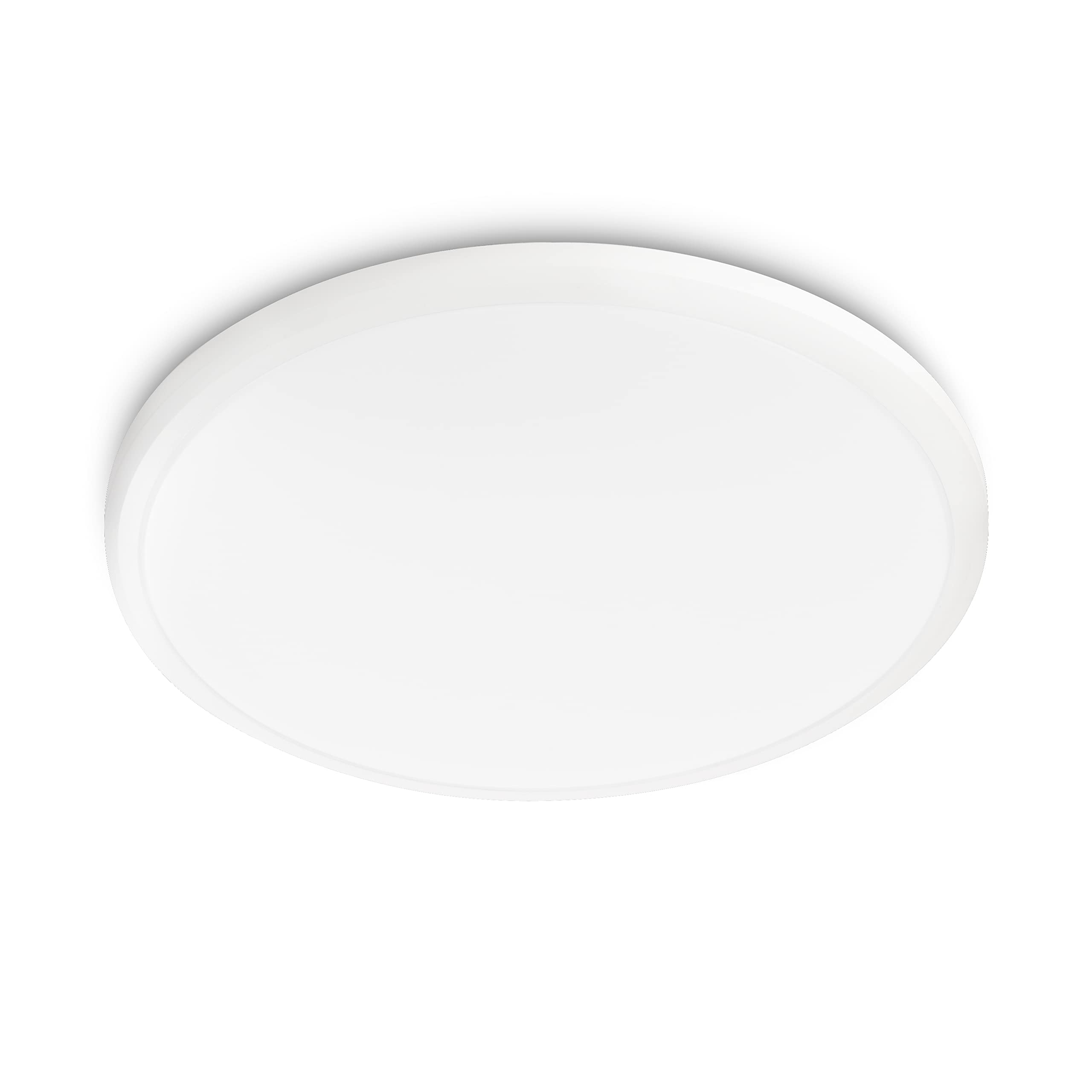 Philips myLiving Twirly LED Ceiling Light, For Home, Indoor, Ceiling and Walls. (1 x 12 W Integrated LED, Warm White) - Grey