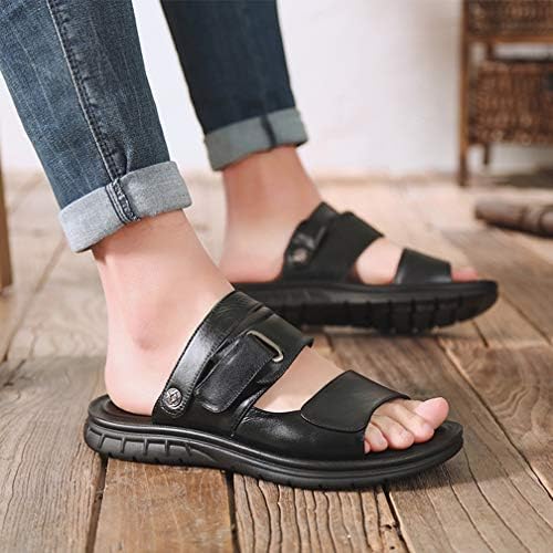 レザーサンダル メンズ レザー メンズ オフィスサンダル ウォーターシューズ シューズ 水陸両用 シューズ 夏用 登山サンダル ビューティー ビーチサンダル 軽量 通気 紳士用 B07tz7jj1s 新作製品 世界最高品質人気 正規品送料無料 100 品質保証 激安超特価