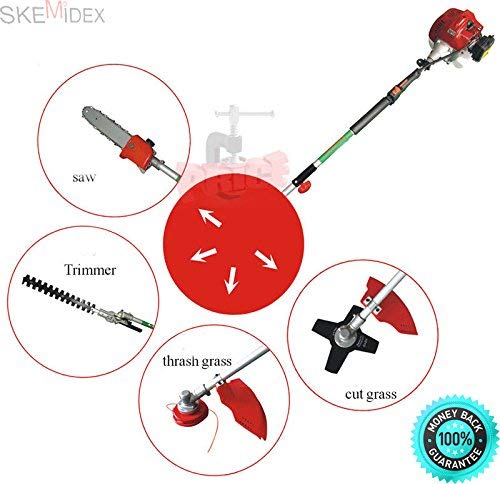 SKEMIDEX---4 IN 1 gas pole saw multi yard Chainsaw hedge trimmer line trimmer brush cutter And lawn mower riding lawn mower lowes lawn mower walmart lawn mower home depot gas lawn mower lawn mower - Thumbnail 2