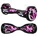MightySkins Skin Compatible with Razor Hovertrax 2.0 Hover Board - Pink Flames | Protective, Durable, and Unique Vinyl Decal wrap Cover | Easy to Apply, Remove, and Change Styles | Made in The USA