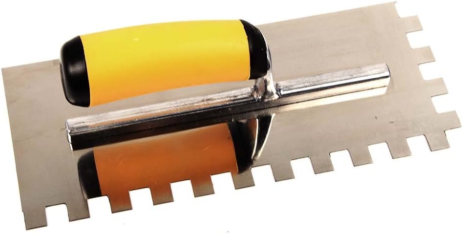 Master Wholesale Top-Notch Stainless Steel Square Notch Trowel (1/4'' x 3/8'')