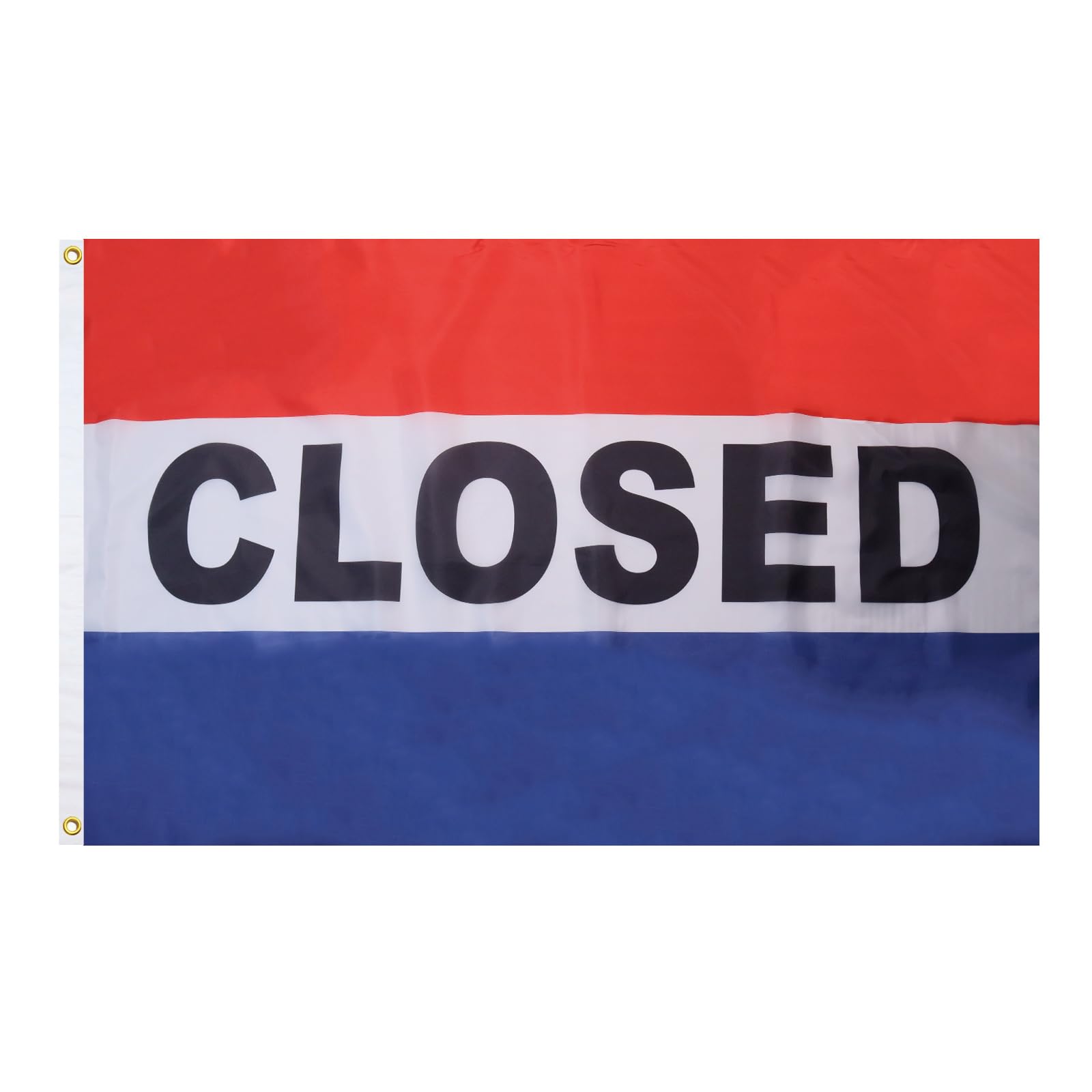 AZ FLAG - Closed Flag - 3x5 Ft - 100D Polyester It'S Closed Banner with Two Metal Grommets - Fade Resistant - Vivid Colors - 3' x 5' Feet - 150x90 Cm