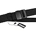 Drizzte 59'' Plus Size Long Men's Military Duty Web Nylon Belt POM Buckle Black