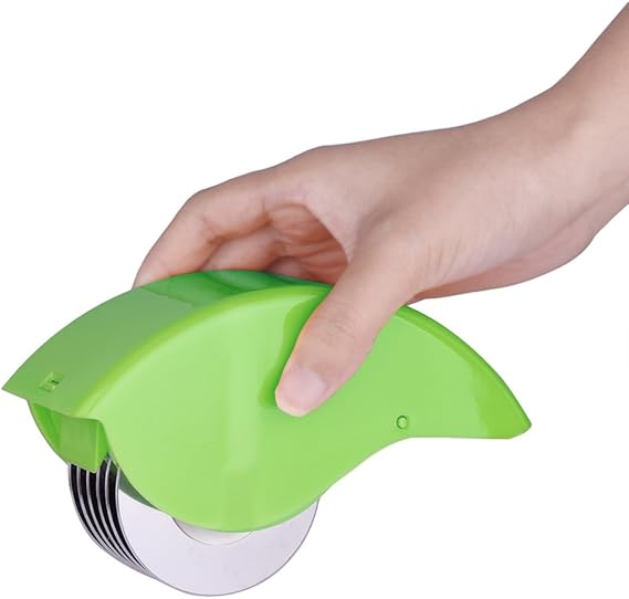 Powstro Roller Mincer Cutter, Herb Roller Mincer, Manual Hand Scallion