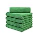 CARCAREZ Microfiber Cleaning Cloth Towels for Streak & Lint Free Household Cleaning, Dusting, Washing & Wiping - 380 GSM 16x16 inch Pack of 5