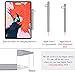 Apple Pencil Case Holder TOOVREN Silicon iPad Pro Pen Cover with Stylus Cap Holder and 2 Protective Nib Cover for Apple iPad Pro 9.7’’ 10.5’’ 12.9’’ Pencil/Apple Pencil (2nd Generation) 2018 Gray