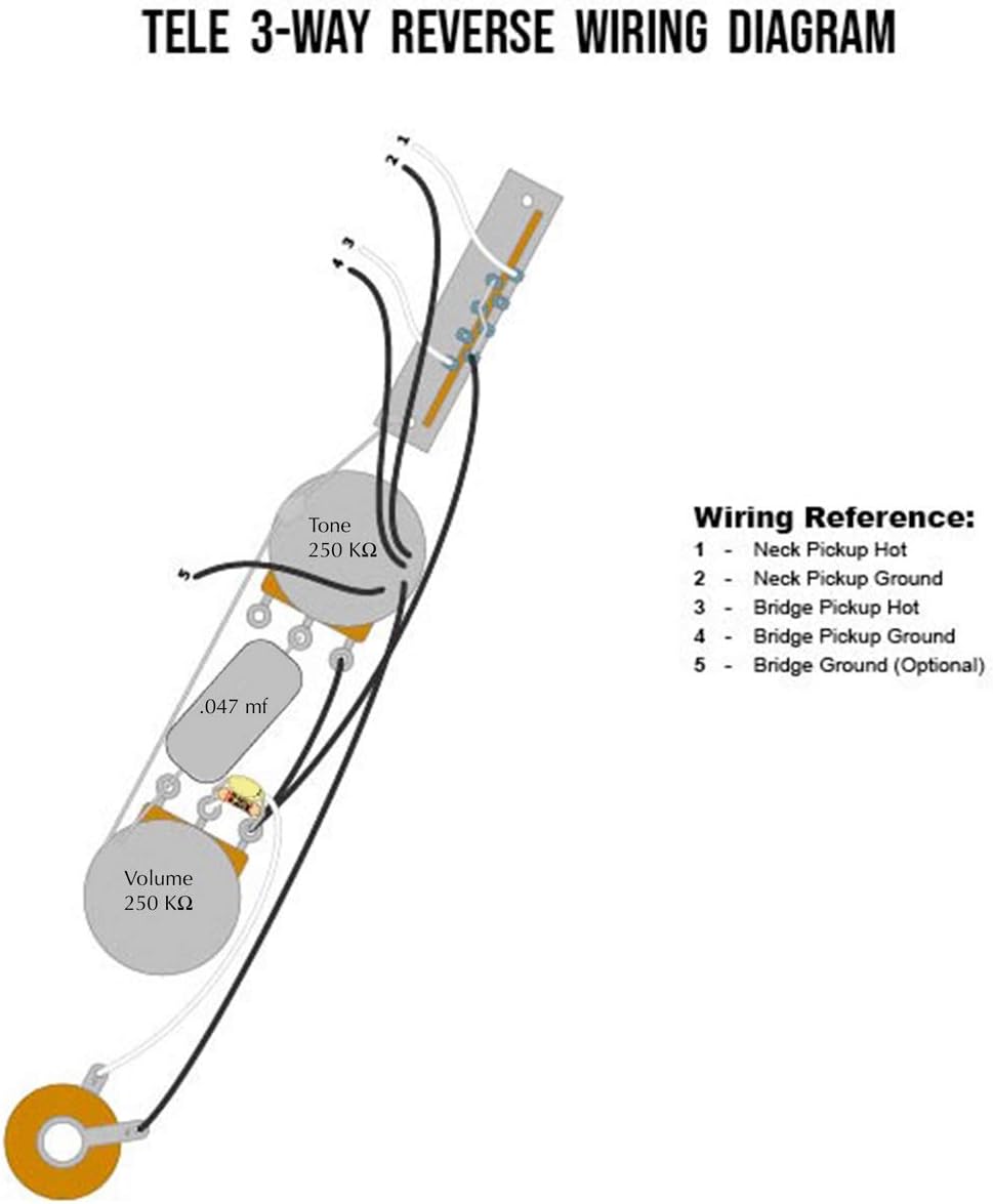 Reverse Telecaster Wiring Diagram - Complete Wiring Schemas