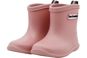 SAYYEA Toddler Rain Boots Baby Rain Boots Short rain Boots for Toddler Easy-on Lightweight and Waterproof