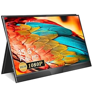 156-Inch-Portable-Monitor-EVICIV-Upgraded-FHD-1920-x-1080-External-Monitor-IPS-Extend-Screen-with-USB-Type-CMini-HD-Built-in-Speakers-Portable-Gaming-Monitors-for-Laptop-PS4-Xbox-Phones 15.6 Inch Portable Monitor, EVICIV FHD 1920 x 1080 Computer Display, IPS Extend Monitor with USB Type C/Mini HD, Built…