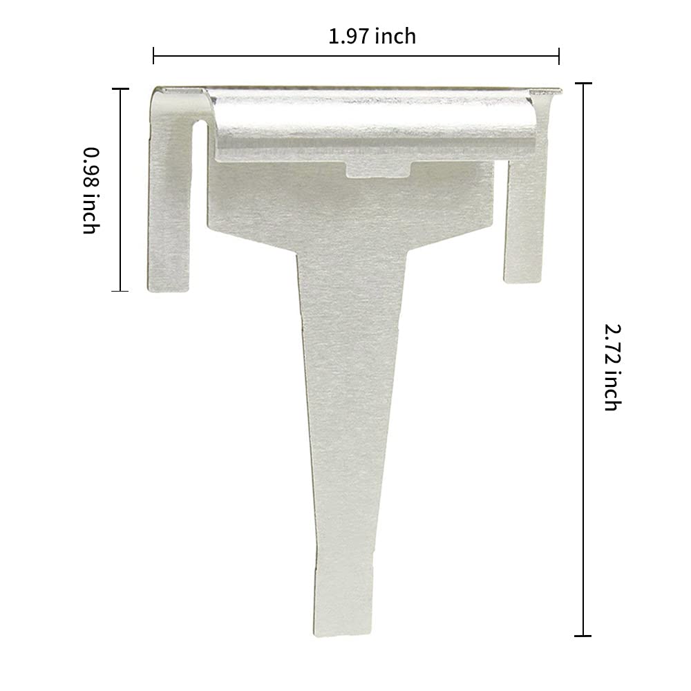 [DA61-06796A Clip OEM Mania] DA61-06796A NEW OEM Produced for SAM-SUNG Refrigerator Drain Clip Evaporator Replacement Part - Replaces AP5579885 2683162 PS4145120