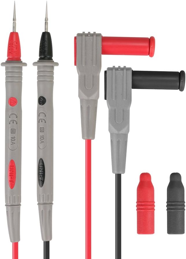 Digital Multimeter Test Lead Kit Set Cable Probe Replaceable Needle Tips with Test Cables Probes 1000V 10A