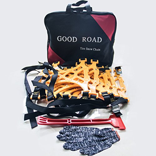image for Bolaxin Double Fastener,Thickened TPR Antislip tire Chains for most Ca
