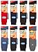 Heat Holders - Men's EXTRA LONG Ultimate Thermal Socks, One size 7-12 us (Black)
