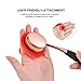 Uarter Makeup Brush Cleaner Fast Brush Cleaning Mat Apple Shape and Portable Silicone Washing Cup, 2 Pack