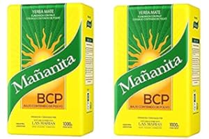 Mananita BCP Yerba Mate 1 kg (2.2lbs) - 2Pack