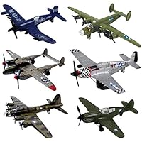 InAir WWII Planes 6-pc Set with Aircraft ID Guide - Assortment 1