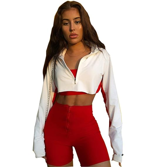 crop hoodie sport