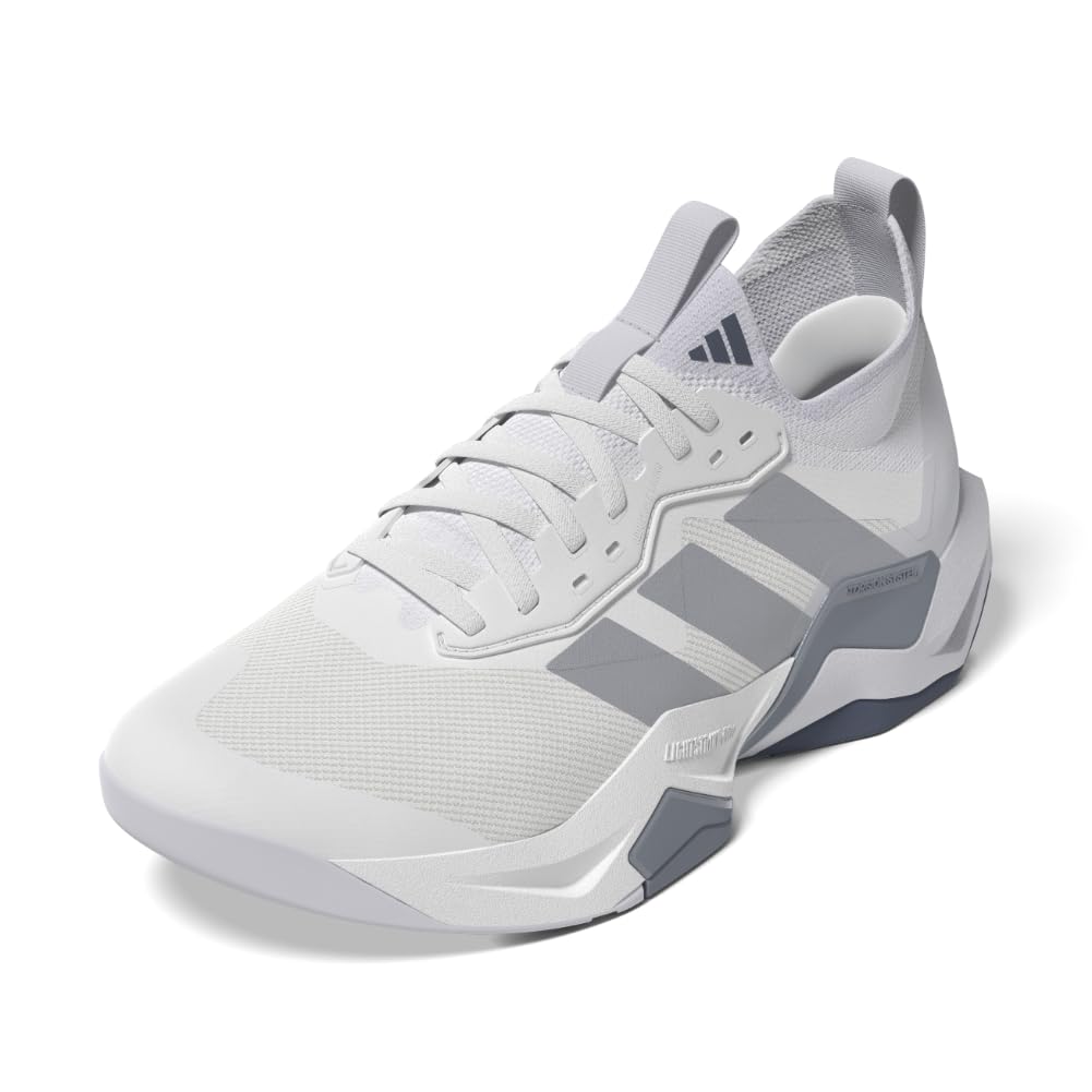 adidas Men’s Rapidmove Advance 2 Training Sneaker, White/Halo Silver/Grey, 13