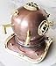 historicalmuseumstore Collectible Nautical Brass & Steel Desktop Copper Finished Scuba Divers Diving Helmet