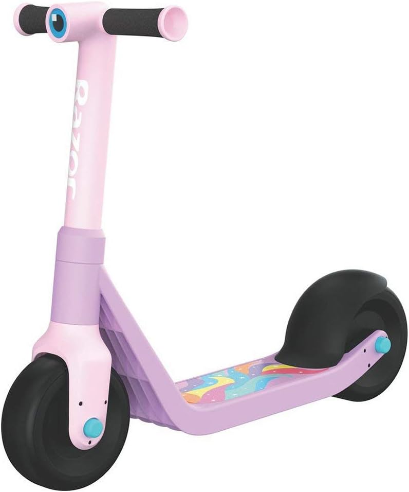 pink and purple scooter