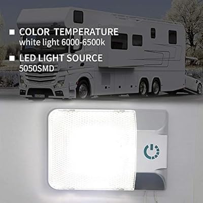 Volwco Rv Ceiling Dome Lights Upgraded Single 12v Led Rv Interior