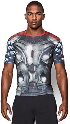 Under Armour Mens Alter Ego Thor Compression Shirt Medium Black