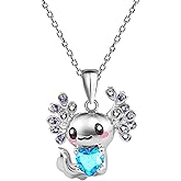 xuaneasytoon Fashion Necklace, Beautiful Mexican Axolotl Necklace for Women