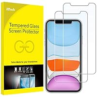 JETech Screen Protector for iPhone 11 and iPhone XR, 6.1-Inch, Tempered Glass Film, 2-Pack