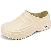 Armadillo Clogs Fur Lined Chef Nurse Shoes for Women Men Waterproof Winter Non Slip Work Shoes, Warm Fuzzy Lightweight Garden Nursing Shoe Kitchen Food Service