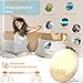Wake Up Light, Cshidworld Sunrise Alarm Clock 7 Colored Sunrise Simulation & Sleep Aid Feature, Dual Digital LED Alarm Clock with FM Radio, 7 Natural Sound and Snooze for Kids Adults Bedrooms