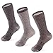 MERIWOOL 3 Pack Merino Wool Crew Socks - Small