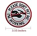 2 Pcs Service Dog Working Do Not Touch Tactical Morale Patch for Dog Vest Harness with Hook Loop Fastener - Please Do Not Pet Me I'm Working Badge