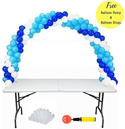 Amazon バルーンアーチキットforテーブル 調節可能なバルーンパーティのアーチ 誕生日 結婚お祝い バルーンポンプとバルーンリング付 風船 バルーン おもちゃ
