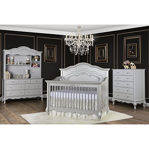 Evolur Aurora 5in1 Convertible Crib and Double Dresser with Free 260