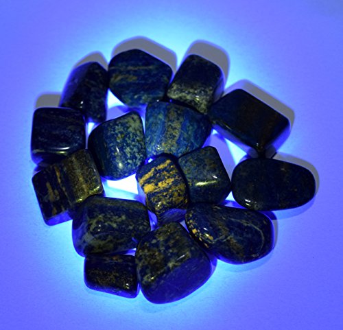 5pcs Natural Blue Lapis Lazuli w/ Pyrite Cabochon Pebbles Polished Gemstone Crystal Mineral Specimen Cabs - Afghanistan