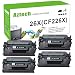 Aztech Compatible Toner Cartridge Replacement for HP 26X CF226X 26A CF226A M402n M402dw M426fdw M426fdn (Black, 4-Pack)