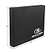 5BILLION Balance Pad & Balance Board - Gym Exercise Mat & Foam Balance Trainer - Wobble Cushion for Physical Therapy and Core Balance (Black, XL)