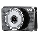 360 Brand Car Dash Cam FHD 1080P 165° Wide Angle Lens and 3 Inch LCD - Dashboard Camera Recorder with Wi-Fi Connection, Parking Monitor, Night Vision,G-Sensor, E-HDR, and Loop Recording