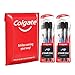 Colgate 360 Charcoal Toothbrush Slimmer Tip Soft Bristles, 4 Count
