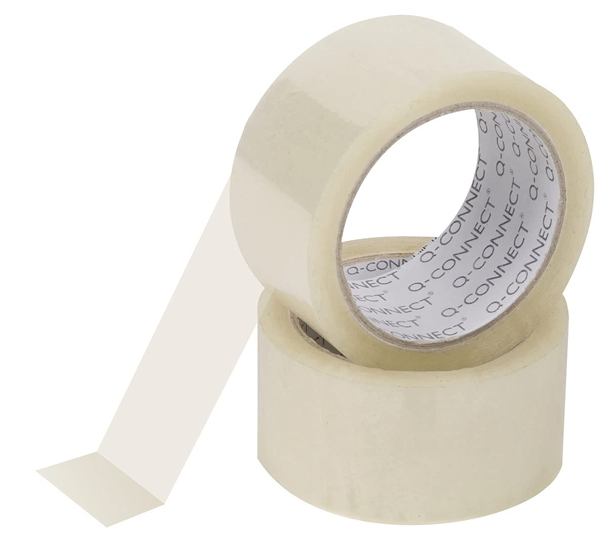 Packaging Tape Q-CONNECT 48mm 66y Clear/Envelopes and Shipment Accessories/Type-Acrylic/Kind-Standard/Material-PP/Acrylic/Colour-Transparent/Thickness (mm)-25/20 / Size-48/66mm/y