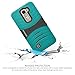 LG K7 / Tribute 5 Case, INNOVAA Turbulent Armor Case W/ Free Screen Protector & Touch Screen Stylus Pen - Light Blue/Purple