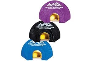 Rocky Mountain Hunting Calls 142 GTP Series Black Magic, Reaper, and Spellbound Elk Diaphragm Calls, Pack of 3